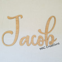 Load image into Gallery viewer, Name Cut-Out - Font 10 - MAC Creations Laser Co.